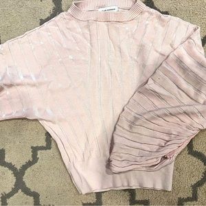 Peach color lightweight sweater. Good quality material